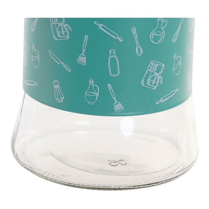 Staniu DKD Home Decor Mentă Verde 11 x 11 x 13,5 cm
