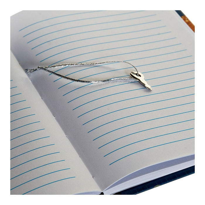 Agendă cu Accesorii DKD Home Decor Albastru 27 x 4,3 x 17,5 cm