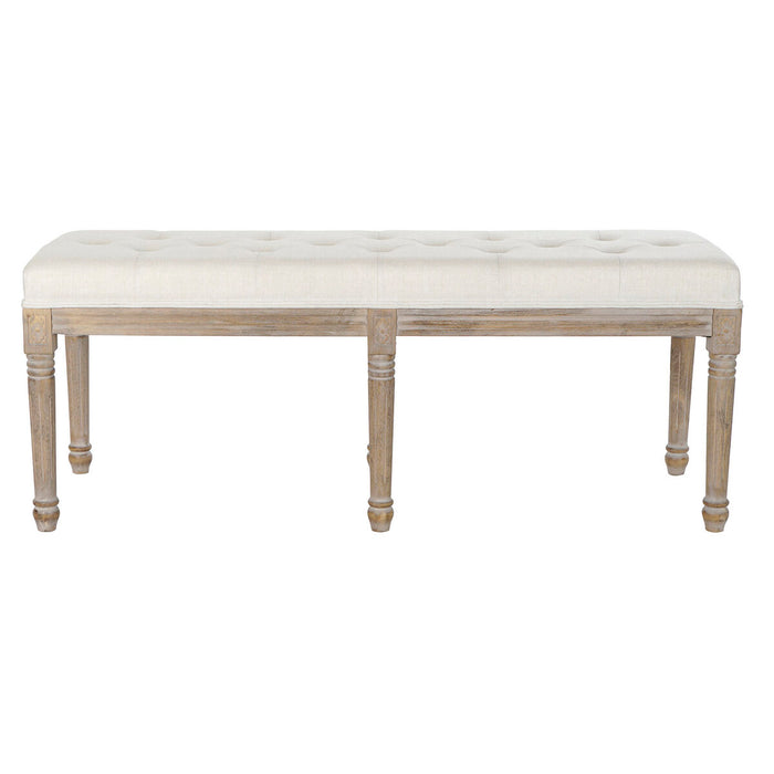 Banchetă DKD Home Decor   Lemn de cauciuc 122 x 41 x 46 cm