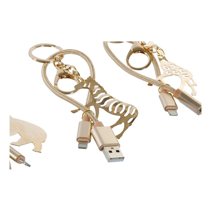 Breloc DKD Home Decor Auriu* (4 pcs)