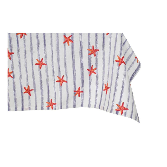 Față de masă și șervete DKD Home Decor LC-173646 Albastru 150 x 150 x 0,1 cm (5 pcs)
