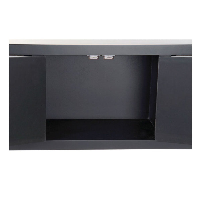 Consolă DKD Home Decor Negru Multicolor Argintiu Brad Lemn MDF 95 x 24 x 79 cm