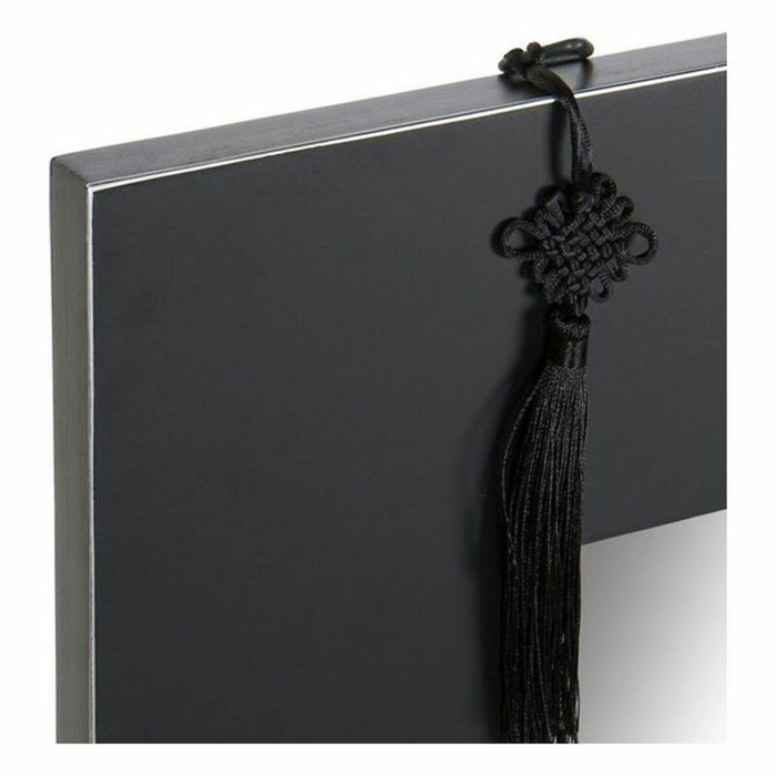 Oglindă de perete DKD Home Decor Negru Oriental Lemn MDF (70 x 2 x 90 cm)