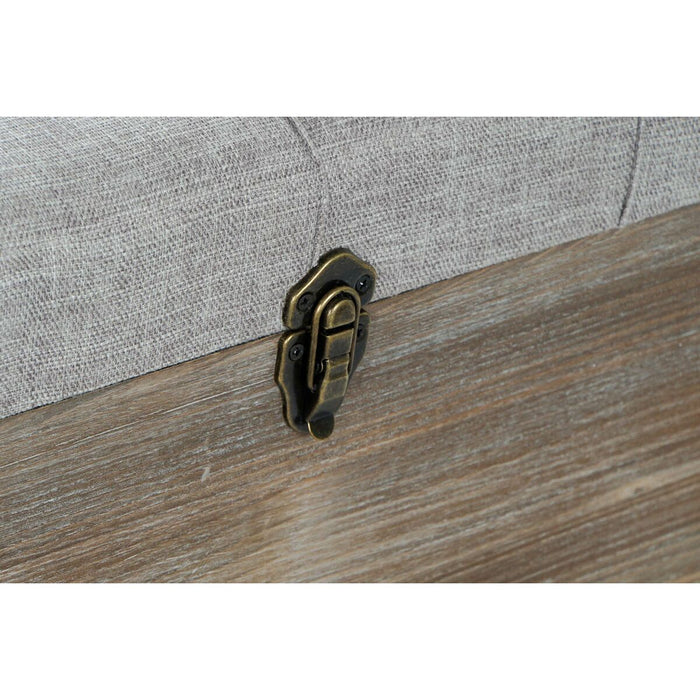 Banchetă DKD Home Decor Gri Maro (2 pcs) (80 x 40 x 44 cm)