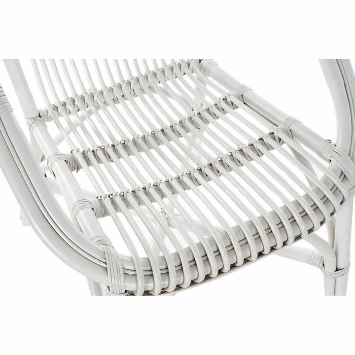 Scaun de Sufragerie DKD Home Decor Alb 63 x 50 x 89 cm