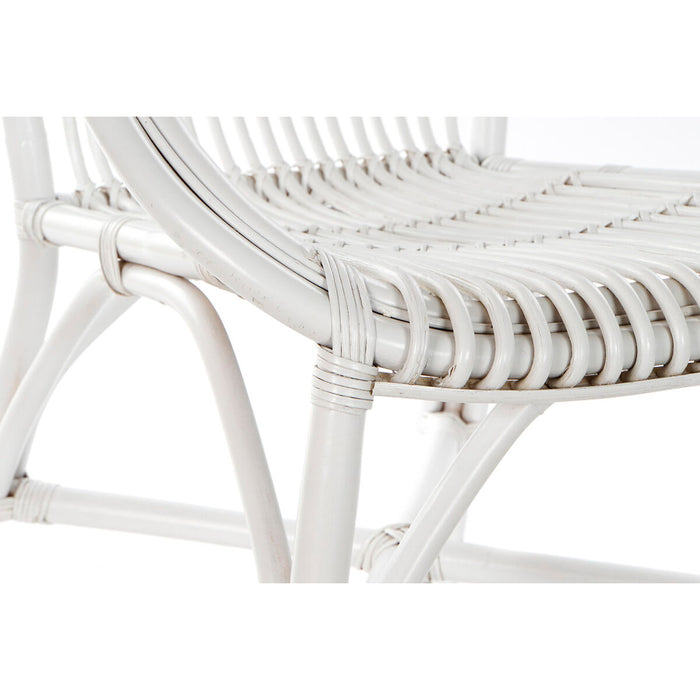 Scaun de Sufragerie DKD Home Decor Alb 63 x 50 x 89 cm