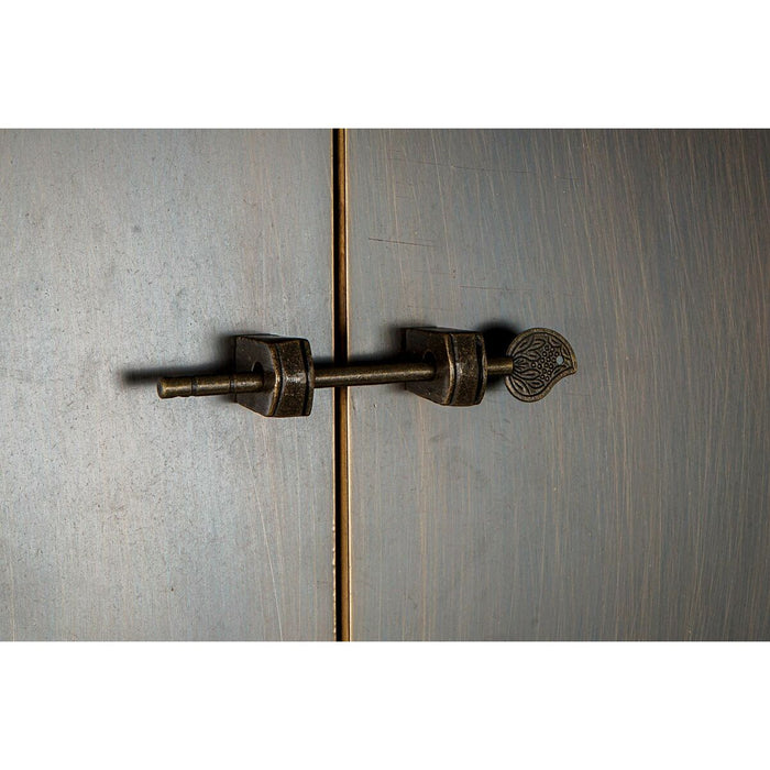 Dulap DKD Home Decor Natural Metal Brad 85 x 44 x 194 cm
