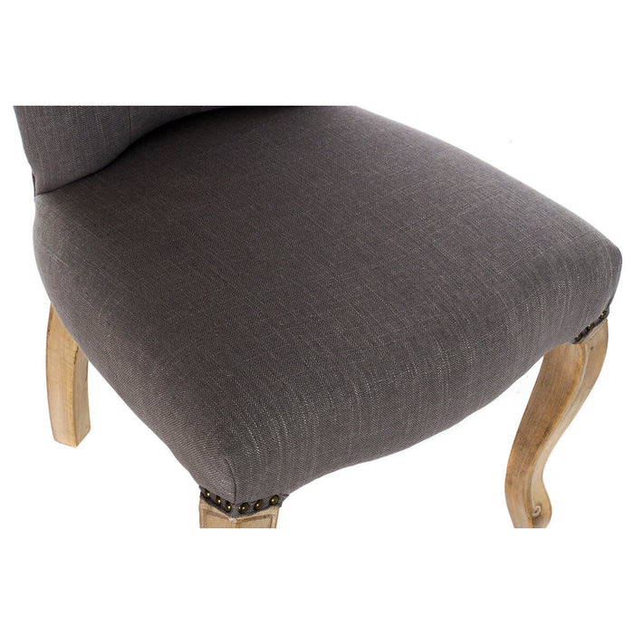 Scaun de Sufragerie DKD Home Decor 52 x 53 x 103 cm Gri închis