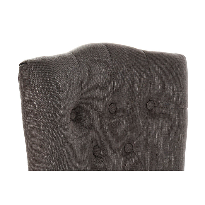 Scaun de Sufragerie DKD Home Decor 52 x 53 x 103 cm Gri închis