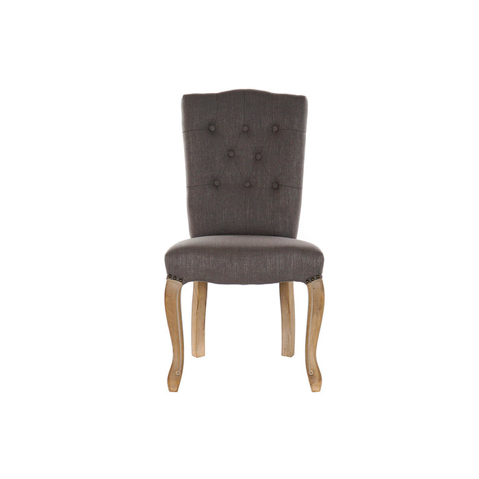 Scaun de Sufragerie DKD Home Decor 52 x 53 x 103 cm Gri închis
