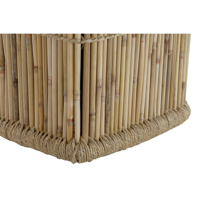Set de Coșuri DKD Home Decor Natural Въже Bambus (46 x 46 x 55 cm)