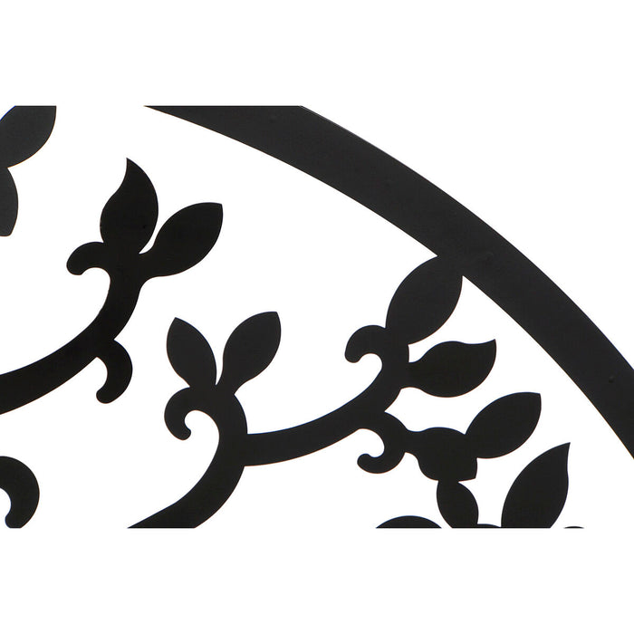 Decorațiune de Perete DKD Home Decor Negru Copac Indian 100 x 1 x 100 cm (2 Unități)