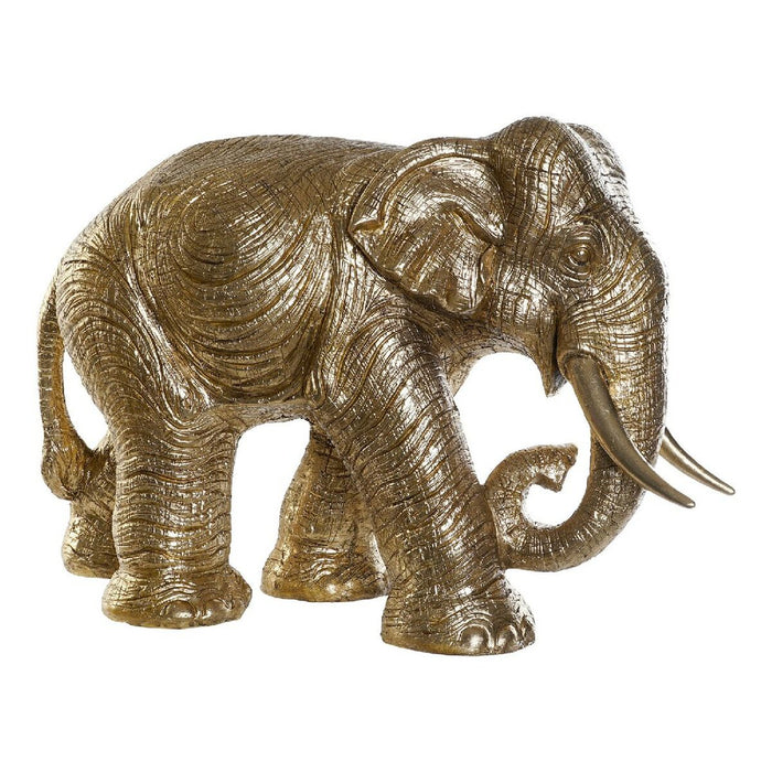 Figură Decorativă DKD Home Decor RF-177265 Auriu* Rășină Elefant Colonial 83 x 32 x 56 cm