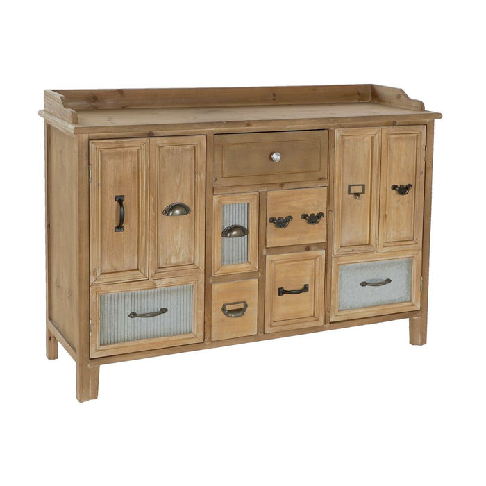 Servantă DKD Home Decor   Maro Negru Gri Natural Lemn Metal 116 x 35 x 82 cm