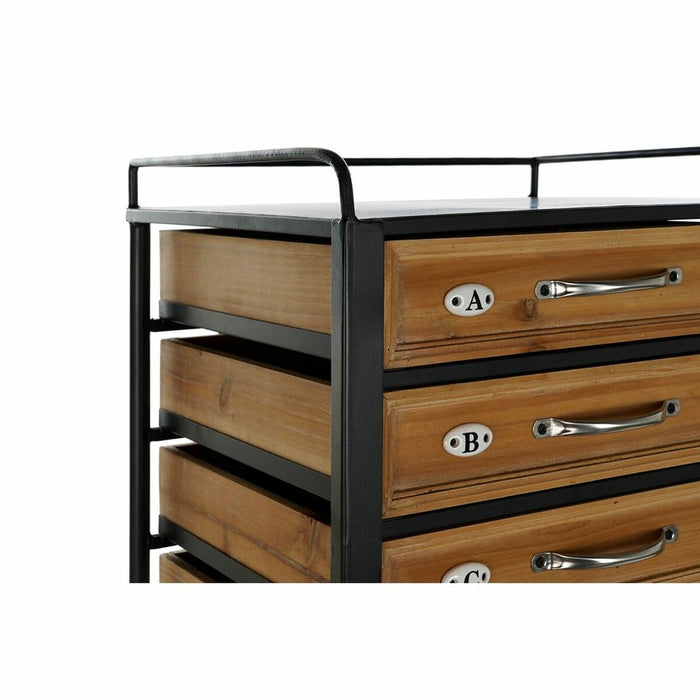 Dulap cu Sertare DKD Home Decor Fier Brad (40 x 33 x 122 cm)