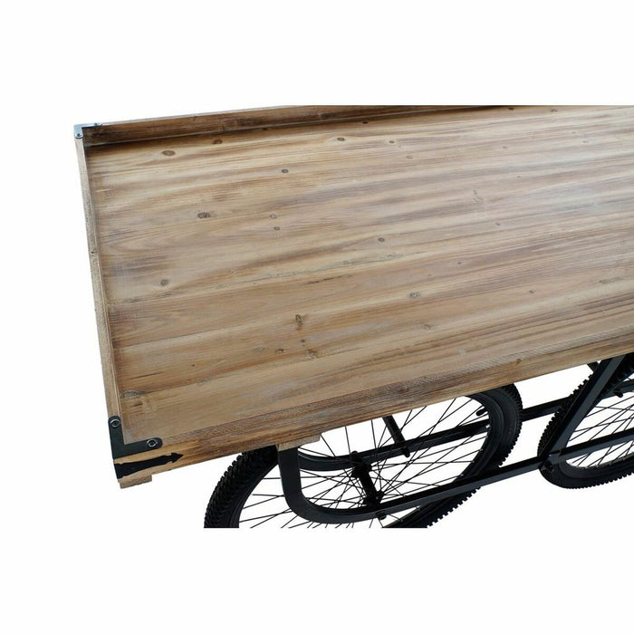 Cărucior de cumpărături DKD Home Decor Negru Fier Brad (160 x 80 x 75 cm)