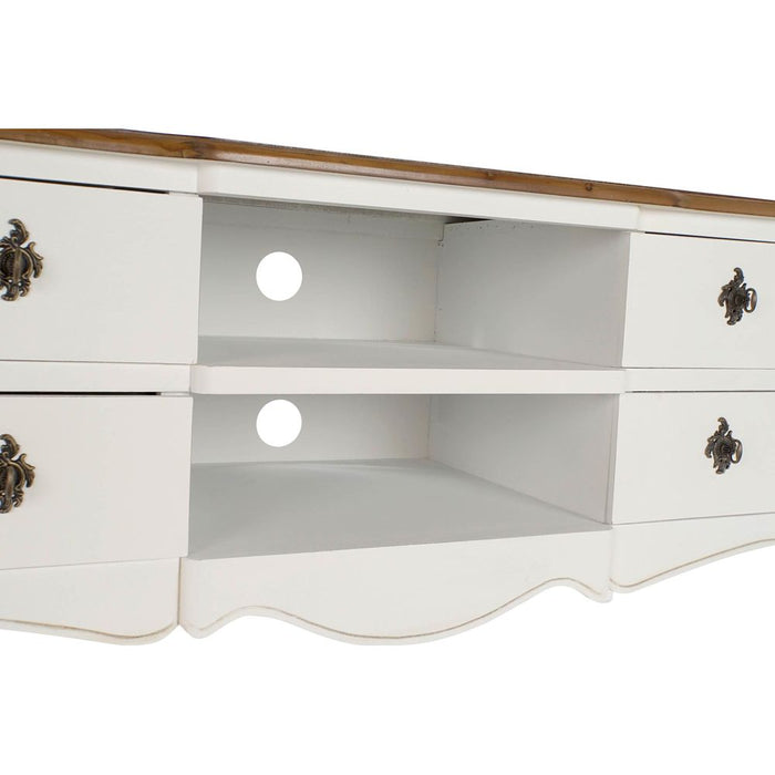 Mobilă TV DKD Home Decor Alb Maro Lemn de paulownia (120 x 48 x 60 cm)