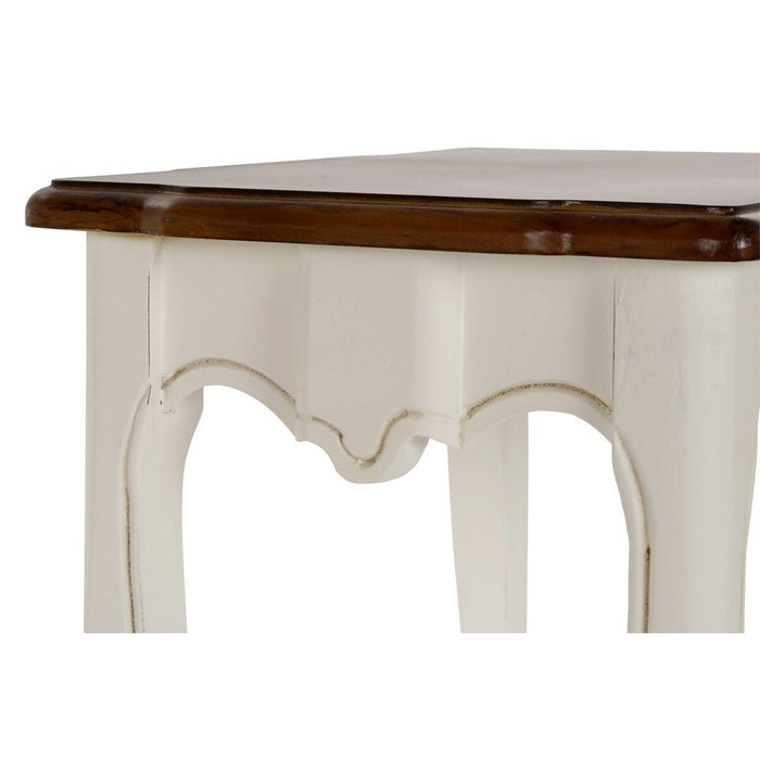 Set de 3 mese DKD Home Decor Alb Maro 60 x 40 x 66 cm