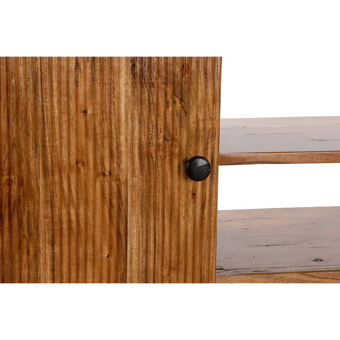Mobilă TV DKD Home Decor 145 x 42 x 61 cm Negru Maro Salcâm