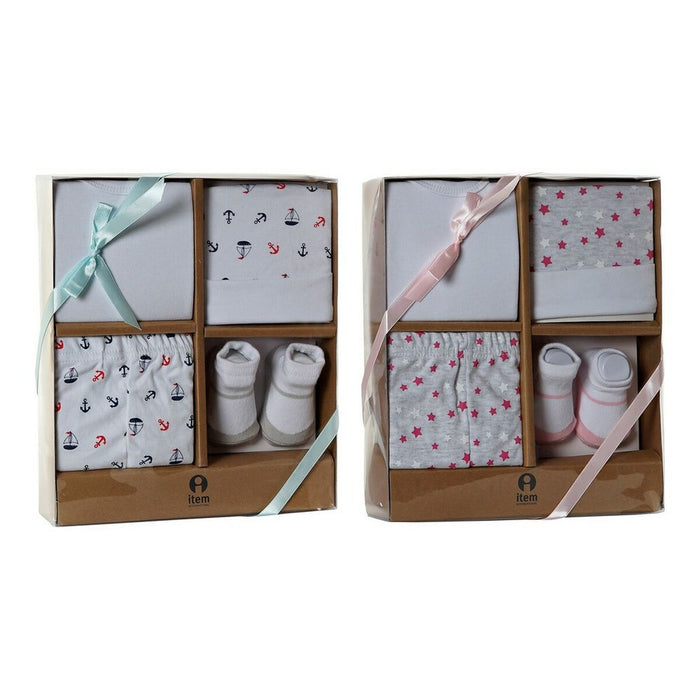 Set Cadou pentru bebeluși DKD Home Decor 8424001779185 0-6 Luni 24 x 28 x 7 cm