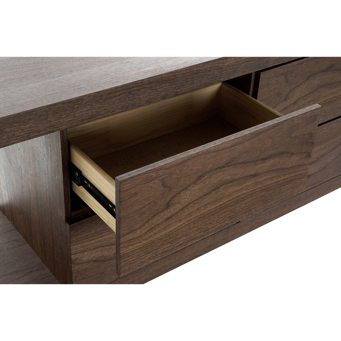 Servantă DKD Home Decor Geam Lemn MDF (160 x 45 x 80 cm)