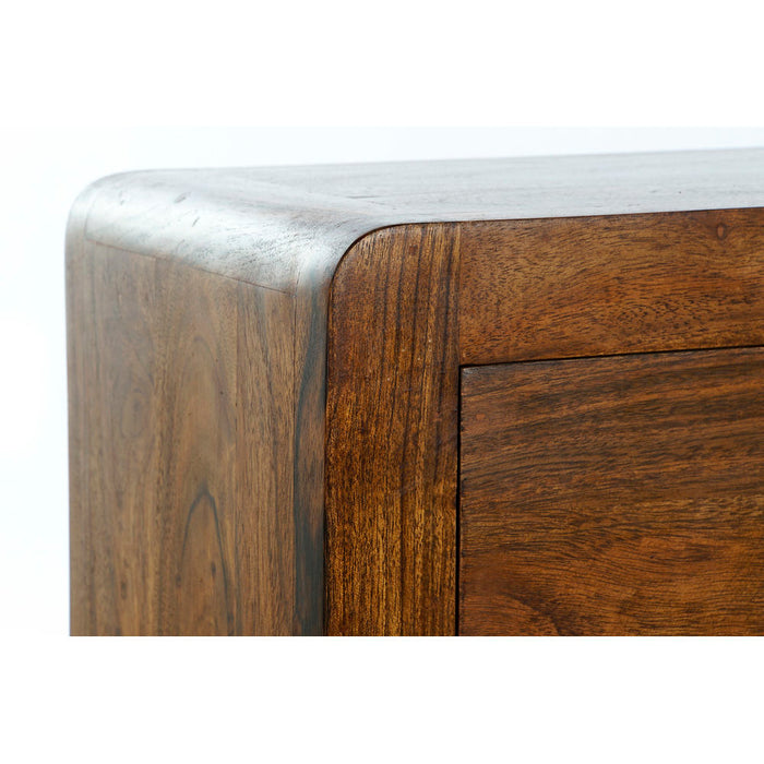 Masa laterală DKD Home Decor S3022538 110 x 27,5 x 76 cm Auriu* Maro Salcâm