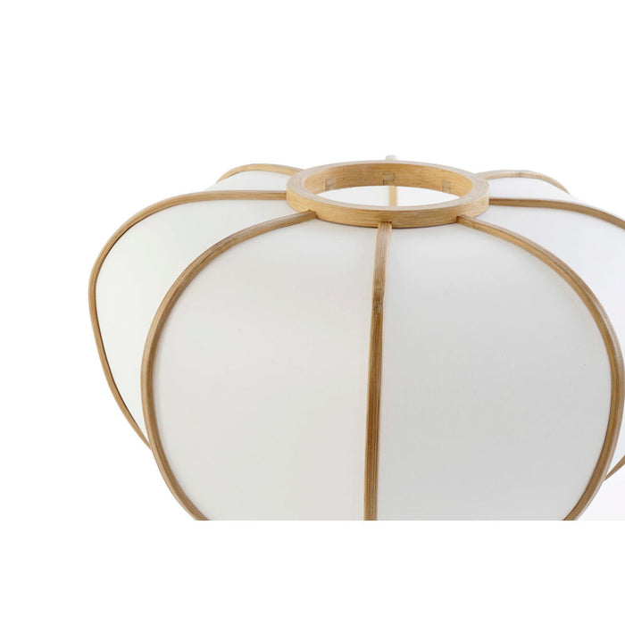 Lampă de masă DKD Home Decor 34 x 34 x 33 cm Natural Alb Bambus 220 V 50 W