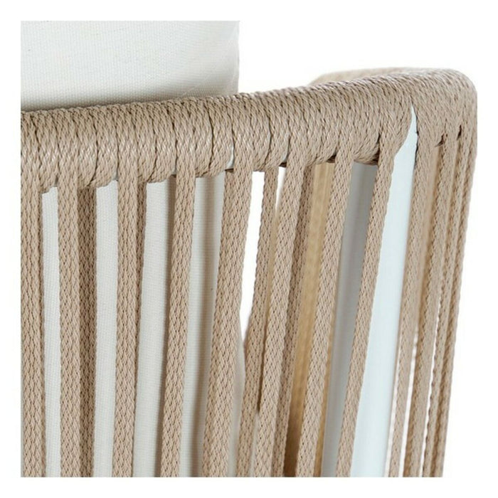 Set de Canapea și Masă DKD Home Decor MB-179038 Grădină Bej Metal Aluminiu Въже 151,5 x 72 x 70 cm (4 pcs)