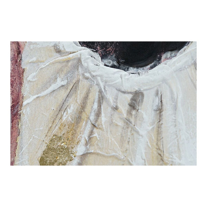 Tablou DKD Home Decor Dancers 100 x 3,5 x 100 cm Balerină Romantic (2 Unități)