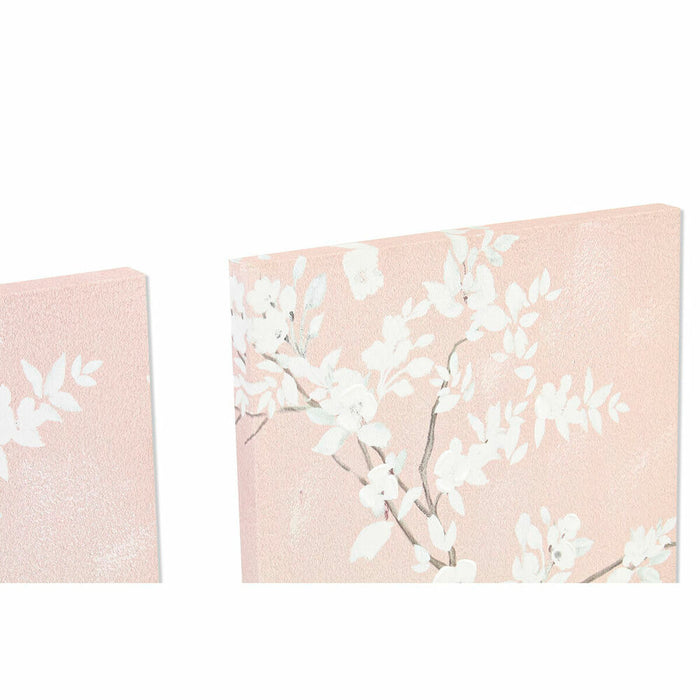 Tablou DKD Home Decor Pasăre Oriental 40 x 3 x 90 cm (3 Unități)