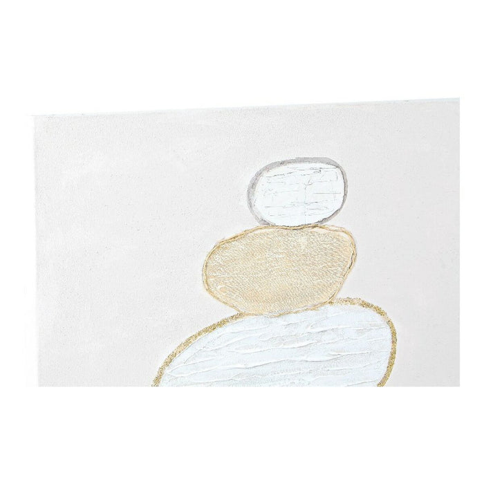 Tablou DKD Home Decor Stones 60 x 3,8 x 120 cm Scandinav (2 Unități)