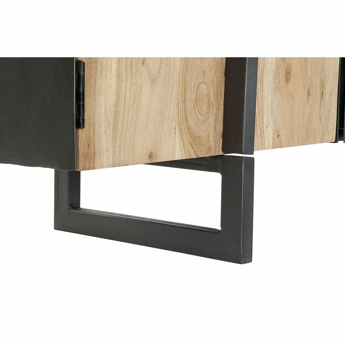 Mobilă TV DKD Home Decor Negru Metal Salcâm (165 x 40 x 50 cm)