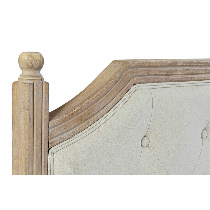 Tăblie de Pat DKD Home Decor 160 x 6 x 120 cm Natural Bej Lemn de cauciuc