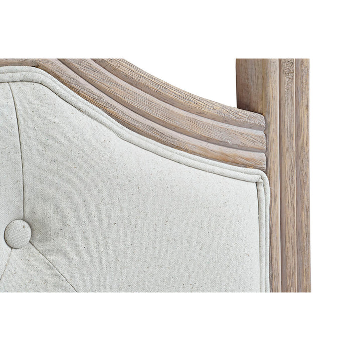 Tăblie de Pat DKD Home Decor 160 x 6 x 120 cm Natural Bej Lemn de cauciuc