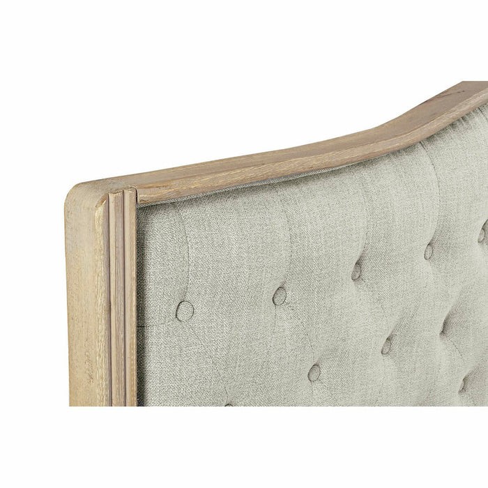 Tăblie de Pat DKD Home Decor Bej Natural Lemn Lemn de cauciuc 180 x 10 x 120 cm
