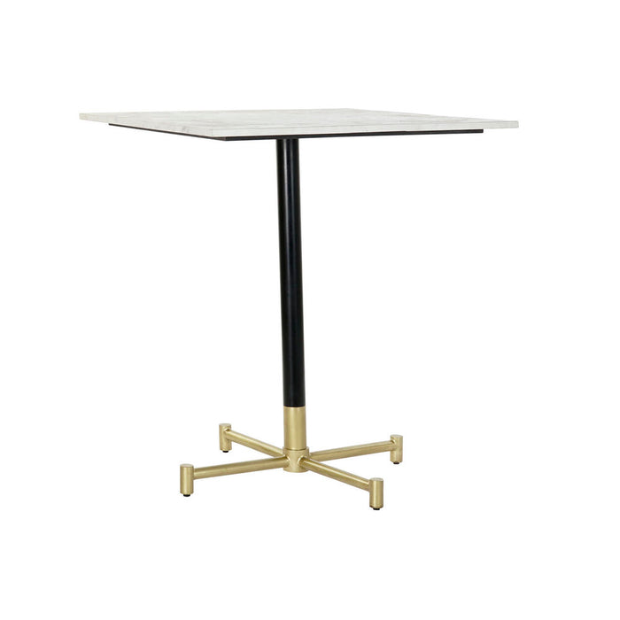 Masă de Sufragerie DKD Home Decor 70 x 70 x 81 cm Marmură Fier