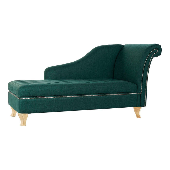 Canapea Șezlong DKD Home Decor 8424001795482 160 x 71 x 83 cm Spumă Negru Verde
