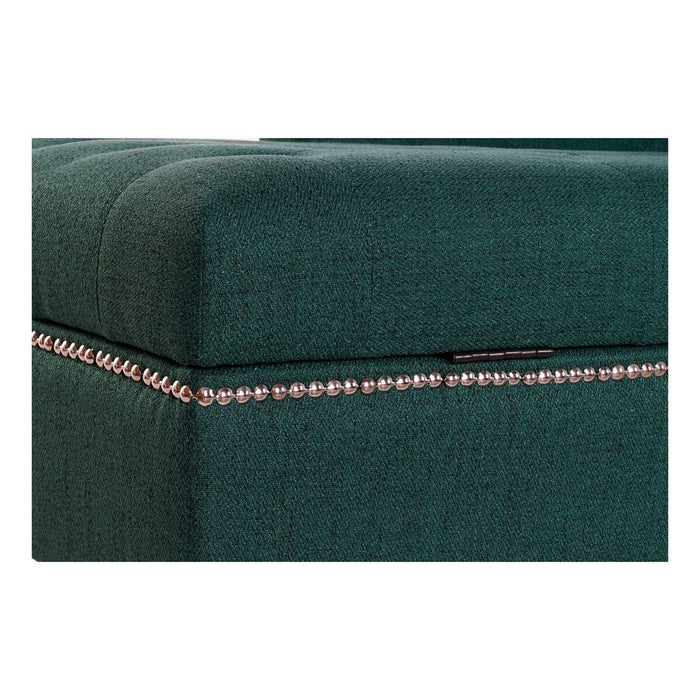 Canapea Șezlong DKD Home Decor 8424001795482 160 x 71 x 83 cm Spumă Negru Verde