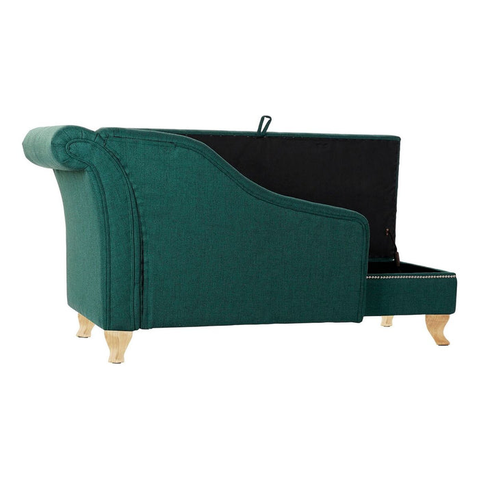 Canapea Șezlong DKD Home Decor 8424001795482 160 x 71 x 83 cm Spumă Negru Verde