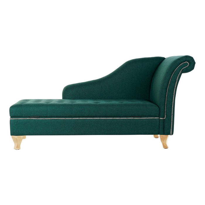 Canapea Șezlong DKD Home Decor 8424001795482 160 x 71 x 83 cm Spumă Negru Verde