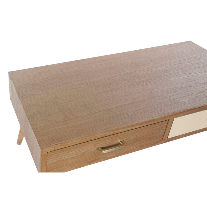 Masa de Cafea DKD Home Decor Gri Multicolor Crem Natural Metal Melamina 120 x 60 x 50 cm