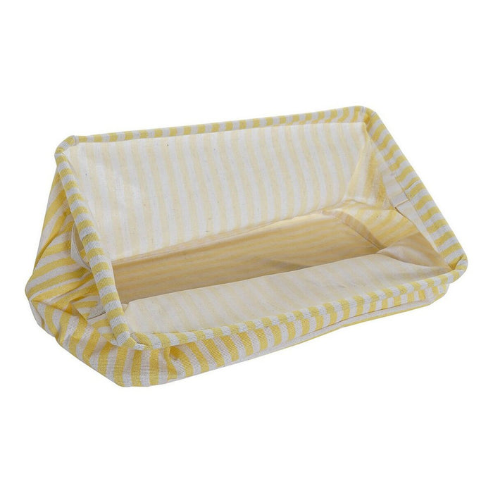 Set de Coșuri DKD Home Decor Galben Albastru Verde Portocaliu Plastic 35 x 25 x 23 cm (4 Piese)