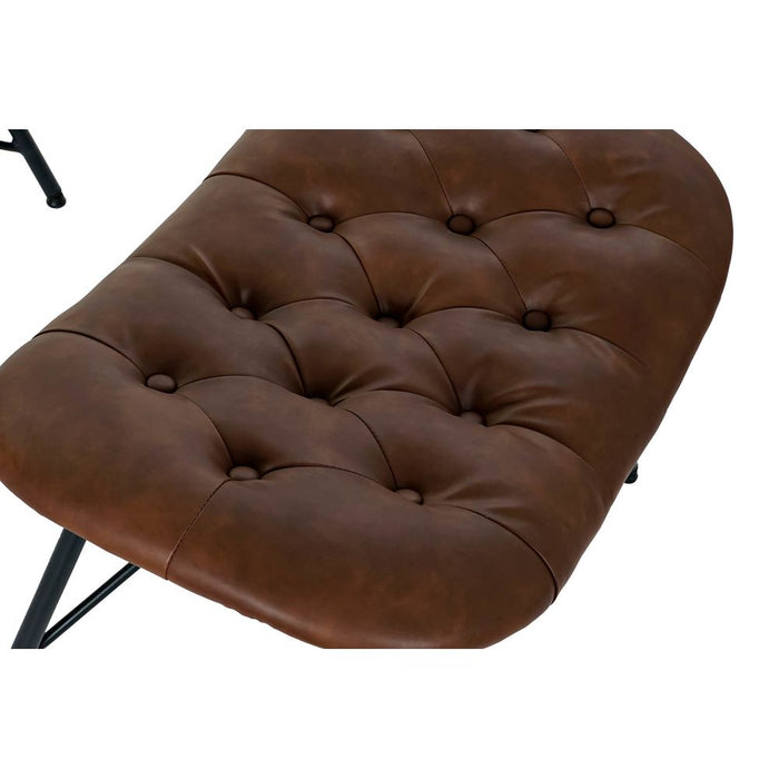 Fotoliu DKD Home Decor 8424001802418 Maro Negru Multicolor Metal 69 x 83 x 85 cm
