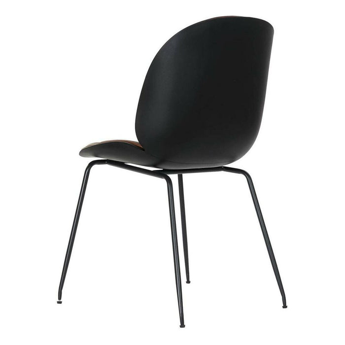 Scaun DKD Home Decor Maro Negru Multicolor 54,5 x 54 x 86 cm
