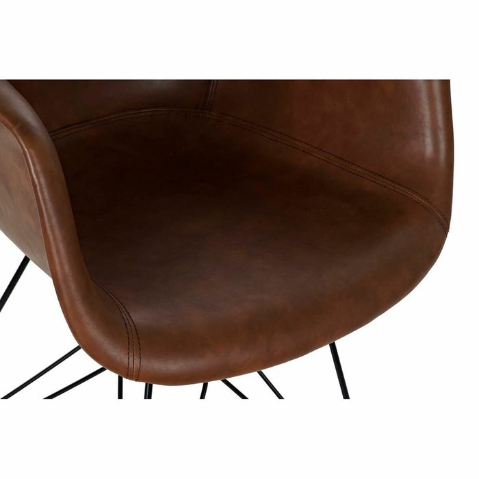 Scaun DKD Home Decor Maro Negru 64 x 59 x 84 cm
