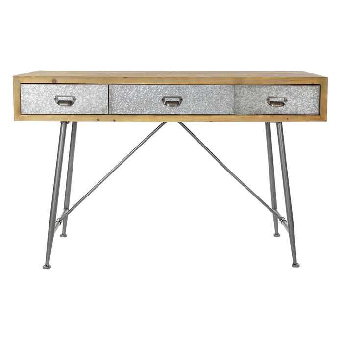 Consolă DKD Home Decor Brad Gri Metal (120 x 48.5 x 78 cm)