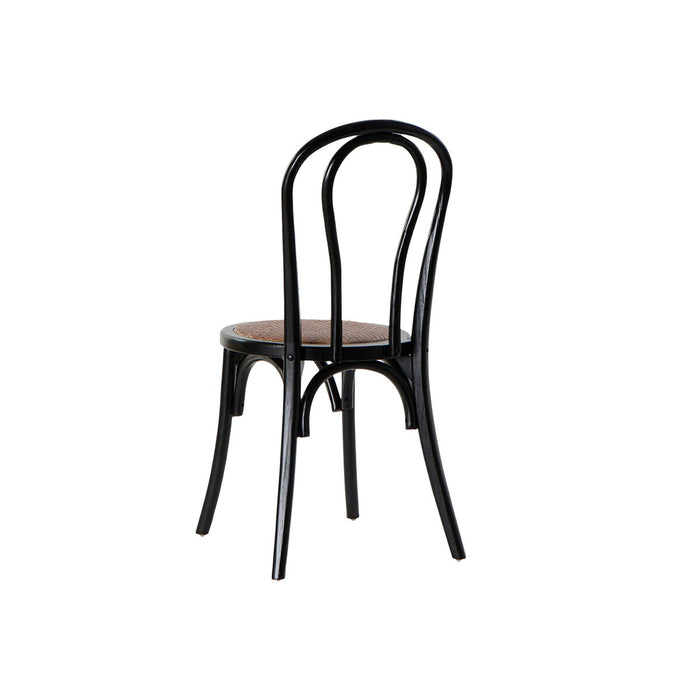 Scaun de Sufragerie DKD Home Decor Negru Multicolor 43 x 44 x 89 cm