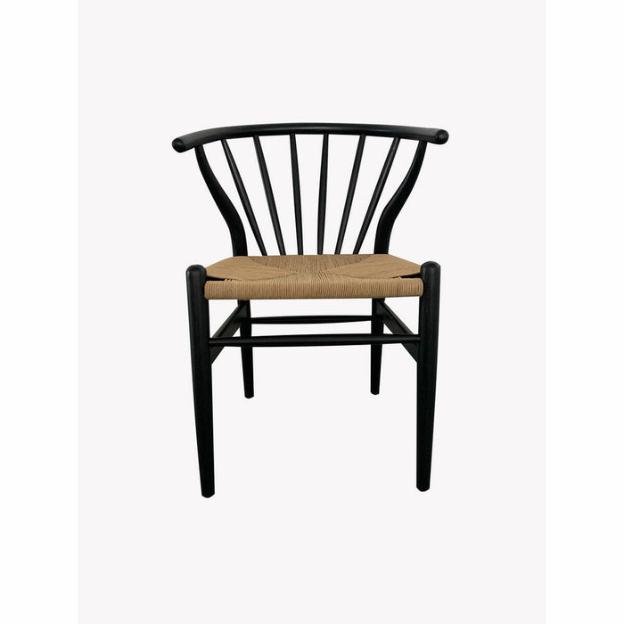 Scaun de Sufragerie DKD Home Decor Negru Multicolor 57 x 47 x 80 cm