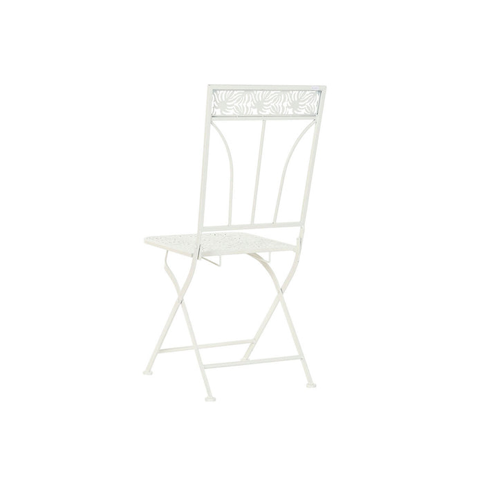 Zahradní židle DKD Home Decor Alb Metal 40 x 48 x 93 cm