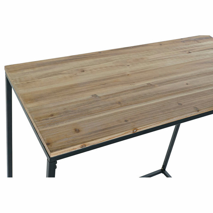 Consolă DKD Home Decor Negru Metal Brad (80 x 40 x 80 cm)